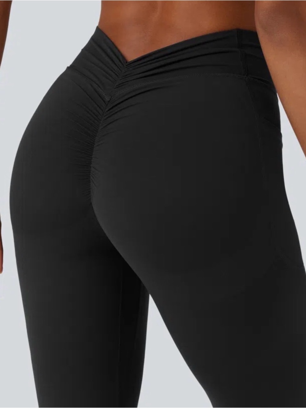 Halara butt lifting with bands Leggings - Black